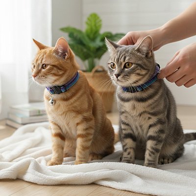 COLLIER POUR CHAT ANTI ÉTRANGLEMENT | VIOLET - Leschamour