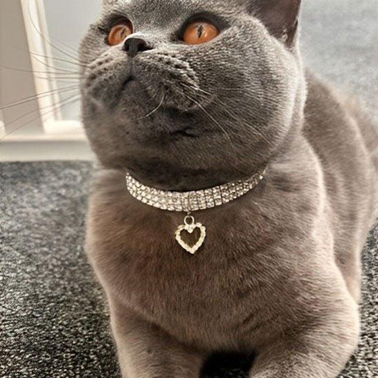 COLLIER POUR CHATON STRASS | AVEC CŒUR - Leschamour