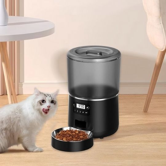 DISTRIBUTEUR DE CROQUETTES AUTOMATIQUE CHAT | 4 L - Leschamour