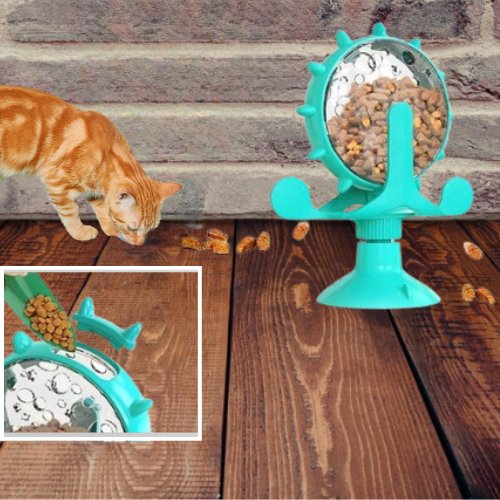 DISTRIBUTEUR DE CROQUETTES POUR CHAT | WHEELCAT™ - Leschamour