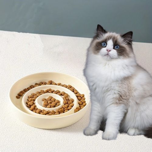 GAMELLES ANTI GLOUTON CHAT | EN CĂRAMIQUE - Leschamour