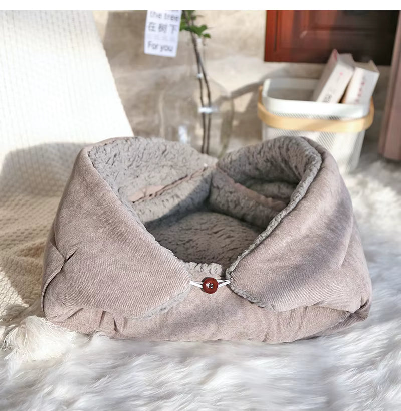 panier chat original gris