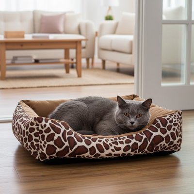 Panier original pour chat giraffe ergonomique