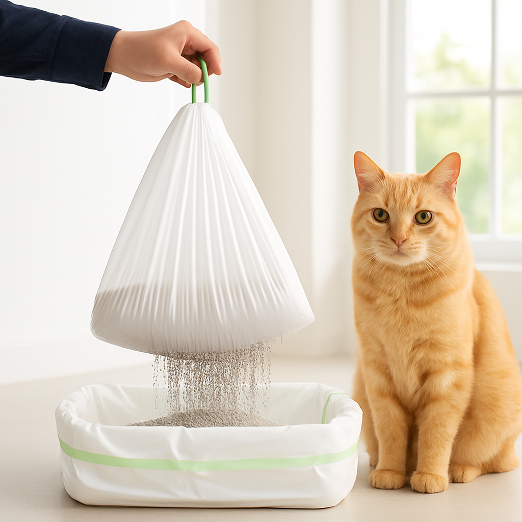 sac-a-litiere-pour-chat-hygiénique
