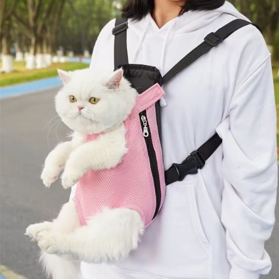 SAC POUR CHAT | EN MAILLE RESPIRANTE - Leschamour