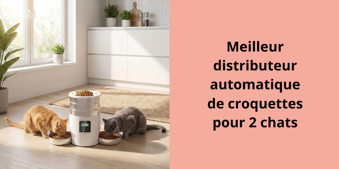 Meilleur distributeur automatique de croquettes pour 2 chats