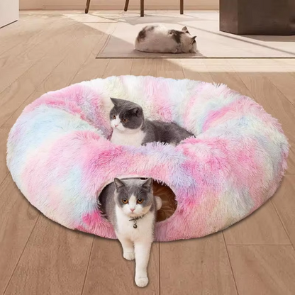 cabane_pour_chat_tunnel_arc_en_ciel