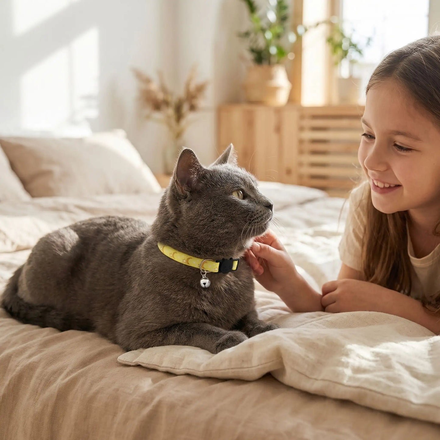 collier anti etranglement chat avec clochette réglable