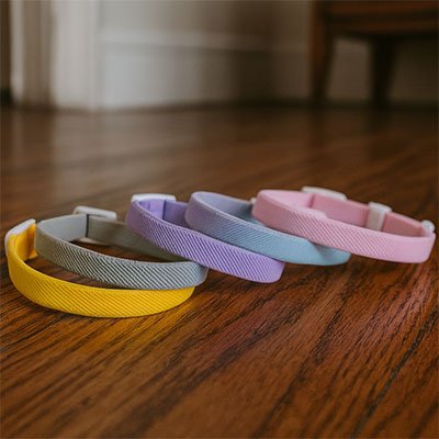 Collier anti etranglement chaton élastique et extensible sécurité