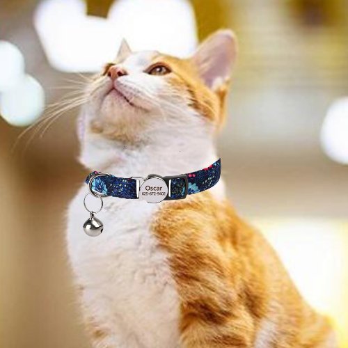 COLLIER CHAT PERSONNALISÉ | FLOWERCAT™ - Leschamour