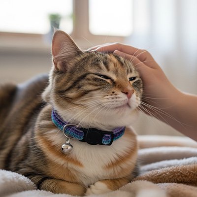 COLLIER POUR CHAT ANTI ÉTRANGLEMENT | VIOLET - Leschamour