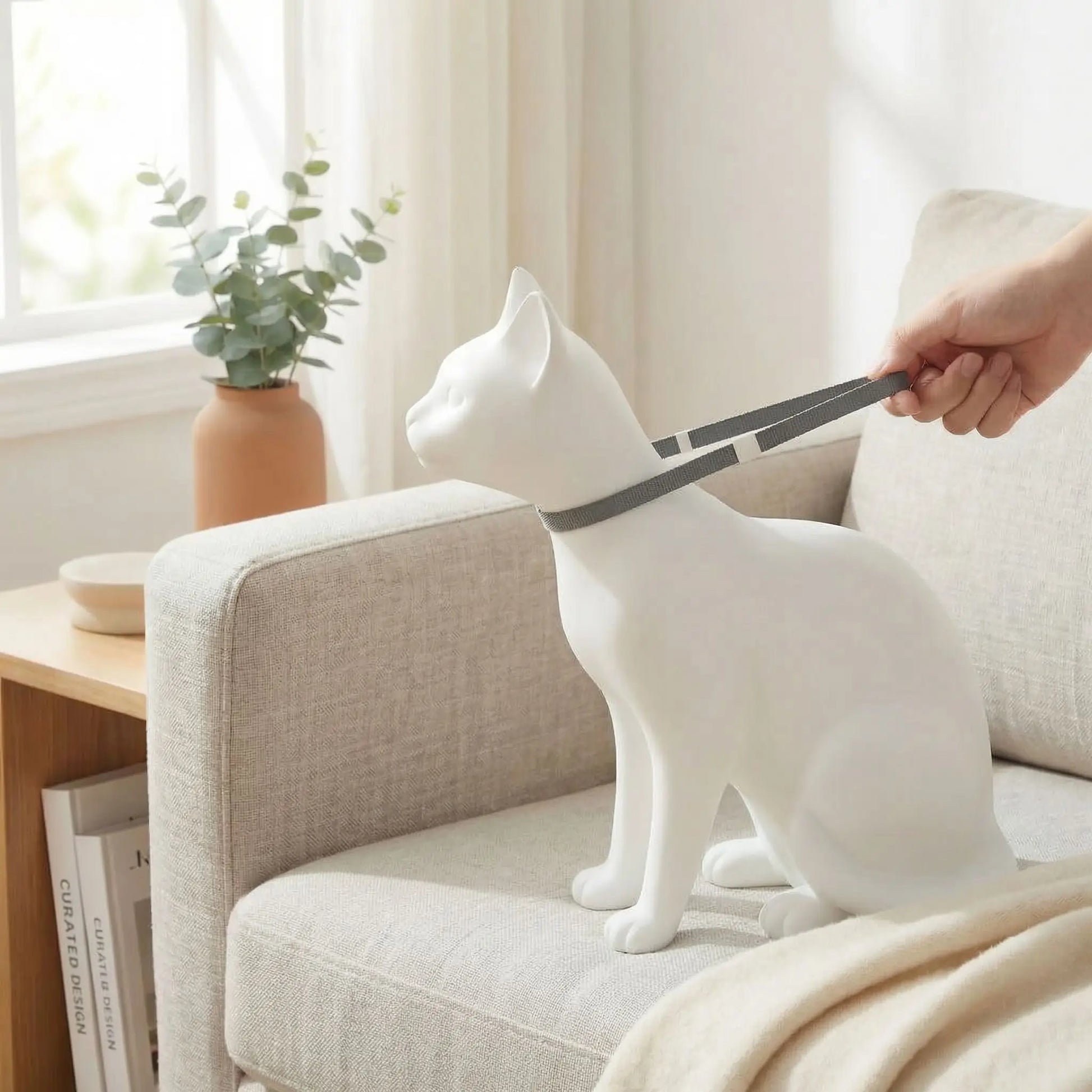 Collier pour chat sécurité élastique qui se tend