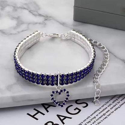 COLLIER POUR CHATON STRASS | AVEC CŒUR - Leschamour