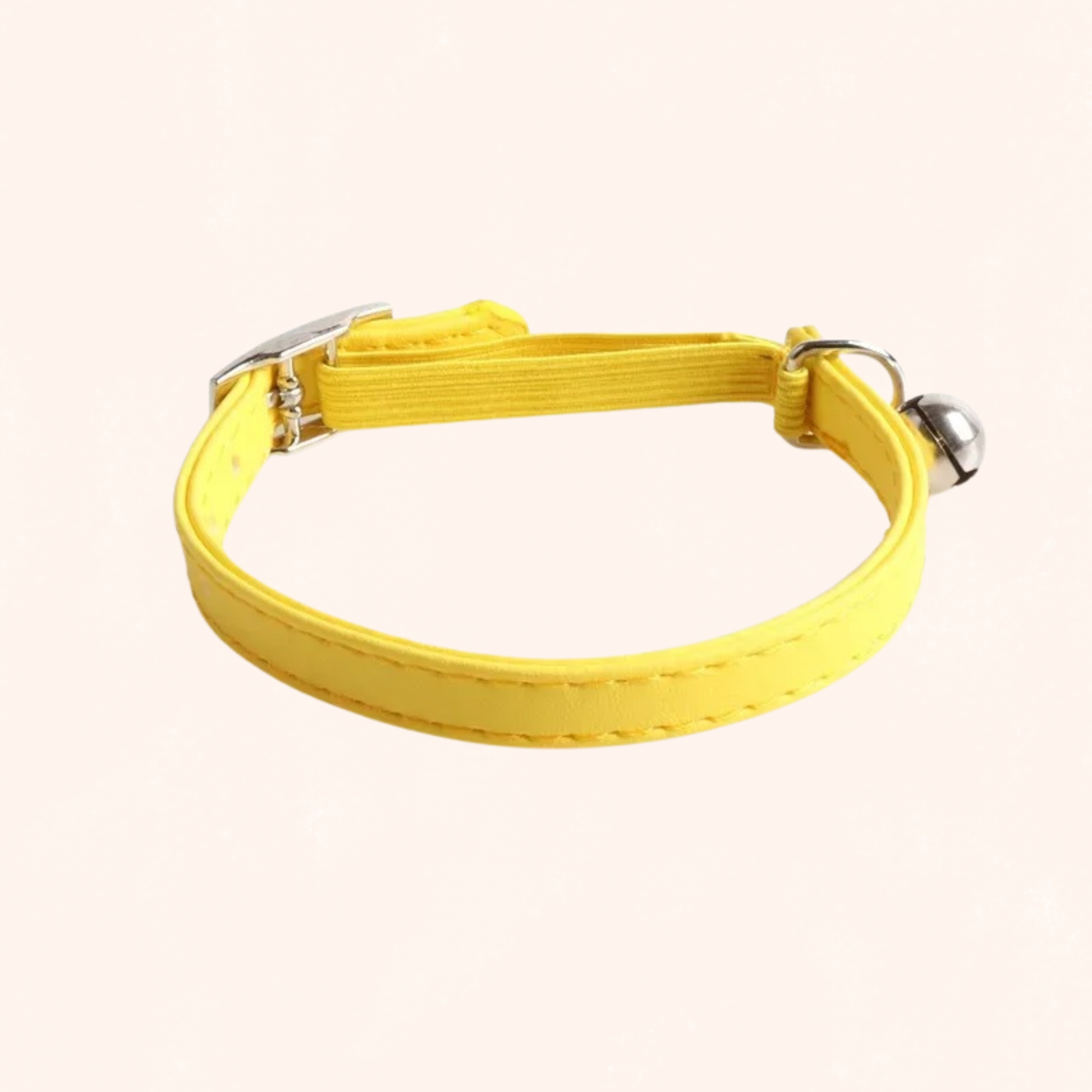 collier sécurité chat jaune clochette