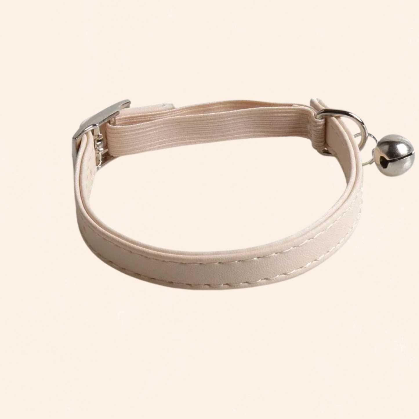 collier sécurité chat marron clochette