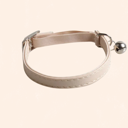 collier sécurité chat marron clochette