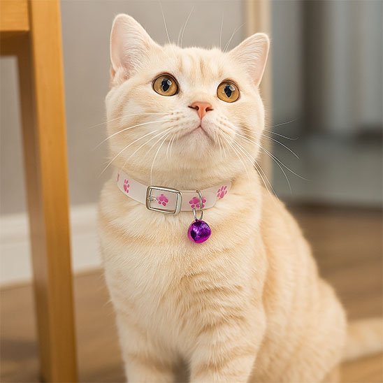 Colliers pour chats lumineux violet