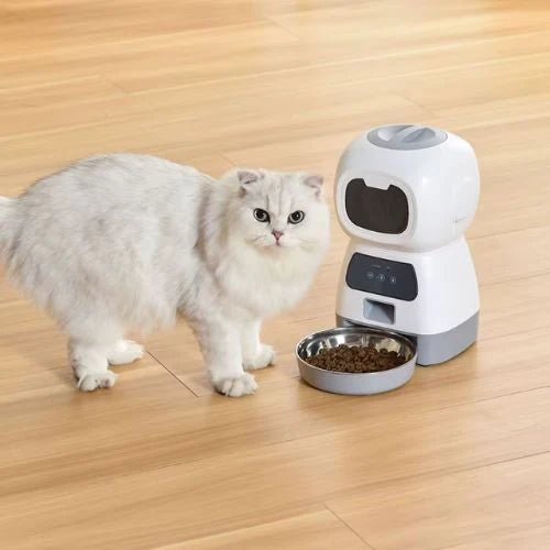 DISTRIBUTEUR AUTOMATIQUE DE CROQUETTES CHAT | INTELLIGENT - Leschamour