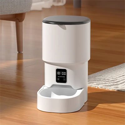 Distributeur croquette chat automatique 4l silencieux