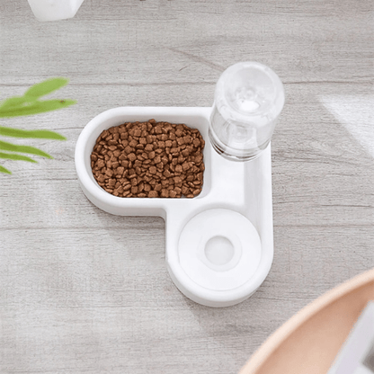 DISTRIBUTEUR CROQUETTES ET EAU CHAT | SPÉCIAL ANGLE - Leschamour