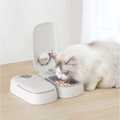 DISTRIBUTEUR DE CROQUETTE POUR CHAT | PROGRAMMABLE - Leschamour
