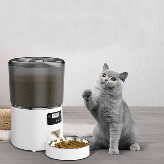 DISTRIBUTEUR DE CROQUETTES AUTOMATIQUE CHAT | 4 L - Leschamour