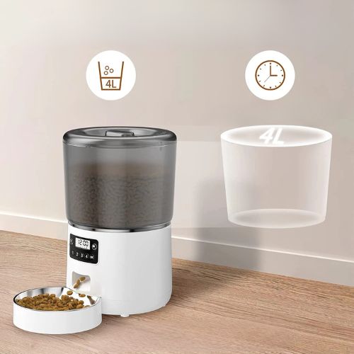 DISTRIBUTEUR DE CROQUETTES AUTOMATIQUE CHAT | 4 L