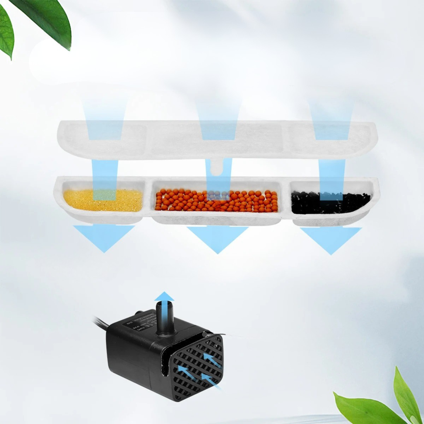 filtre fontaine a eau pour chat pour fontaine rechargeable charbon actif