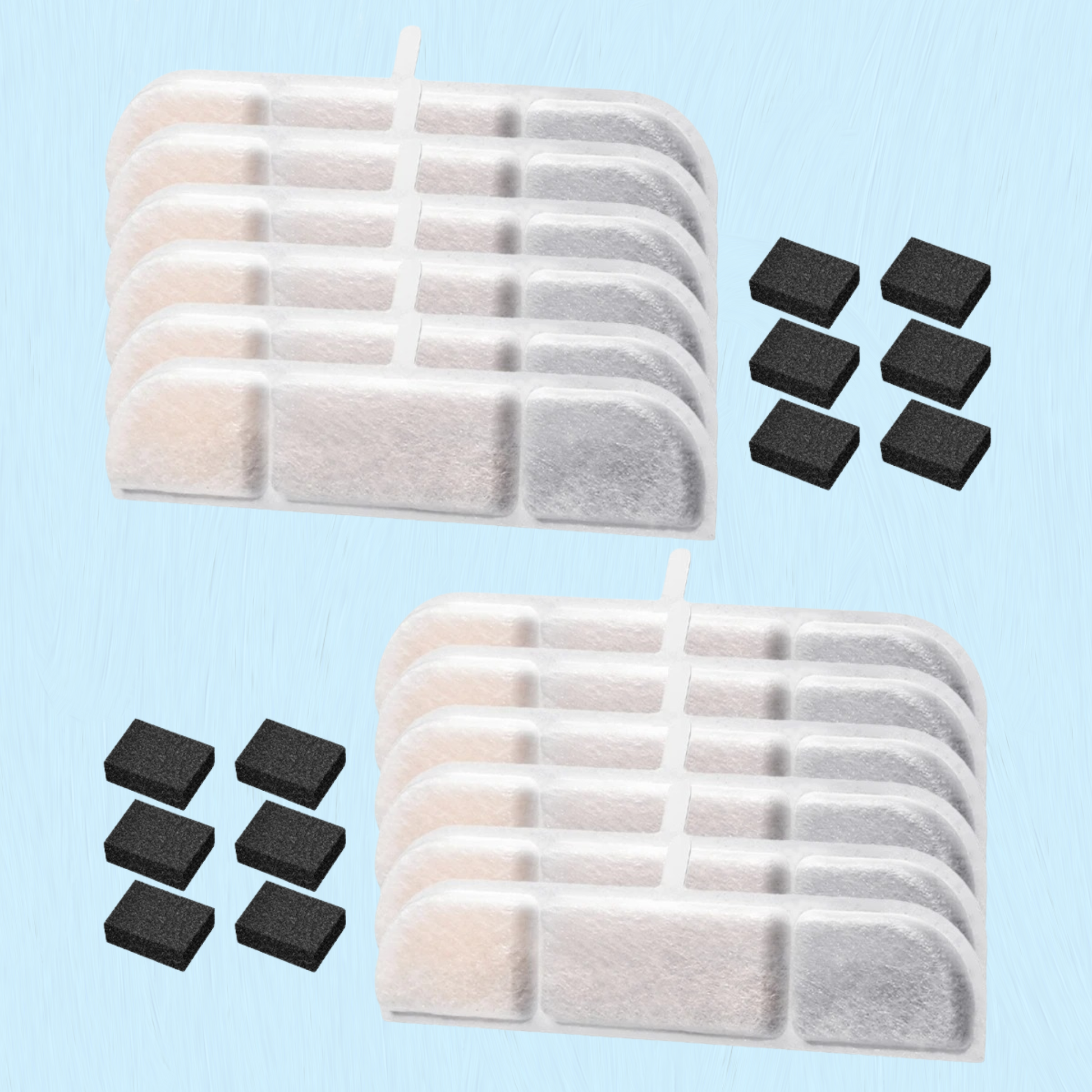 filtre fontaine a eau pour chat pour fontaine rechargeable pack de 12