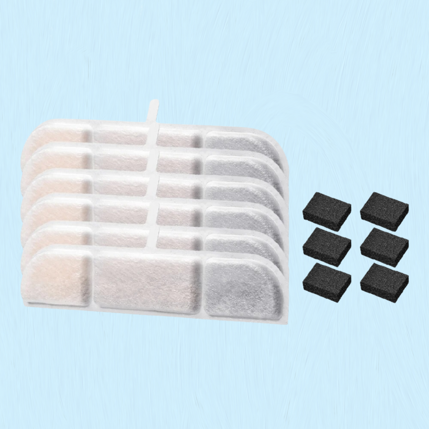 filtre fontaine a eau pour chat pour fontaine rechargeable pack de 6
