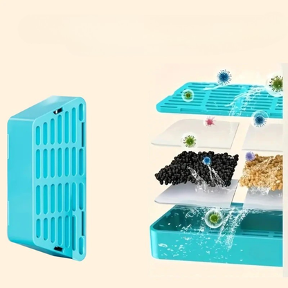 filtre fontaine chat pour fontaine sans fil ovale au charbon actif
