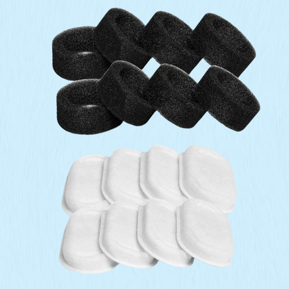 filtre fontaine eau chats pack de 8 au charbon actif
