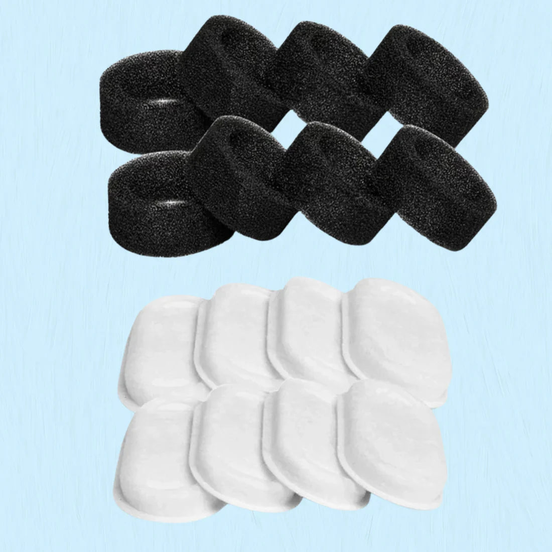 filtre pour fontaine a eau chat pack de 8