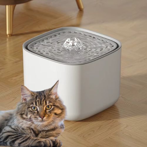 Filtres fontaine a eau chat carrée 3L