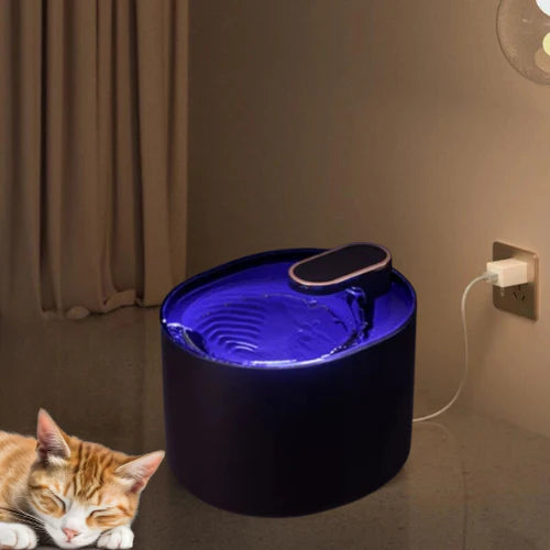 fontaine-a-eau-chat-silencieuse