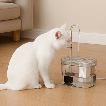 fontaine-a-eau-chat-transparente-1.5L-avec-filtre