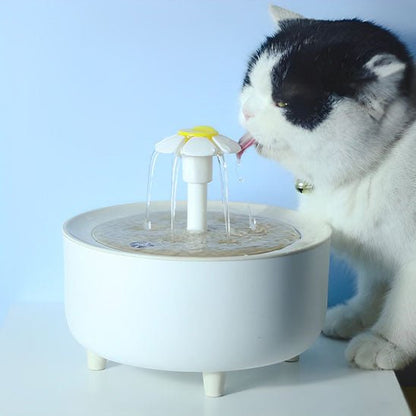 FONTAINE A EAU POUR CHAT | FLEUR - Leschamour