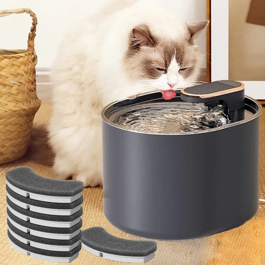 FONTAINE À EAU POUR CHAT | WATERCAT™ - Leschamour