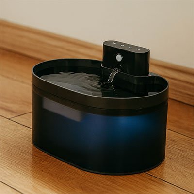 FONTAINE CHAT SANS FIL | RECHARGEABLE 2L - Leschamour