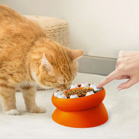 gamelle-anti-glouton-chat-orange