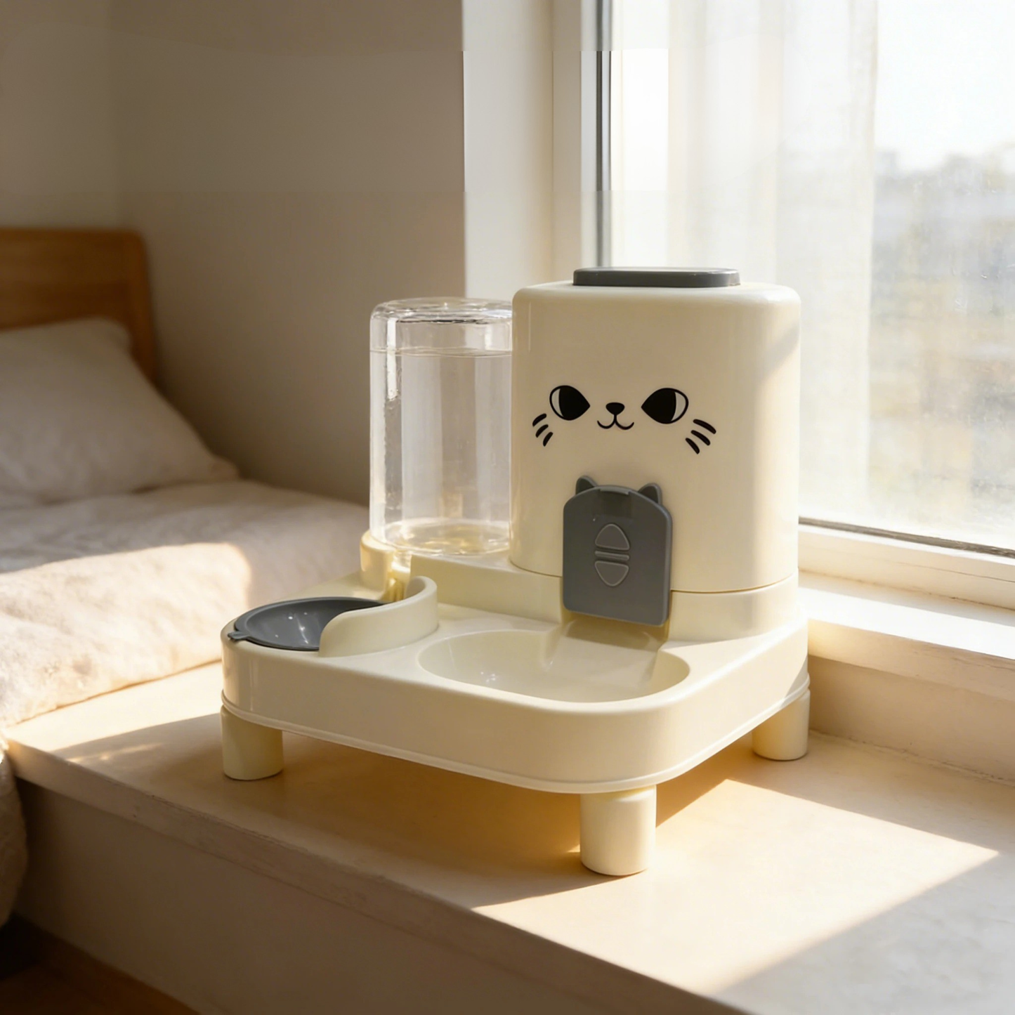 gamelle chat distributeur surélevée eau nourriture
