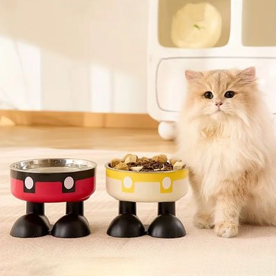 Gamelle chat surélevée ergonomique