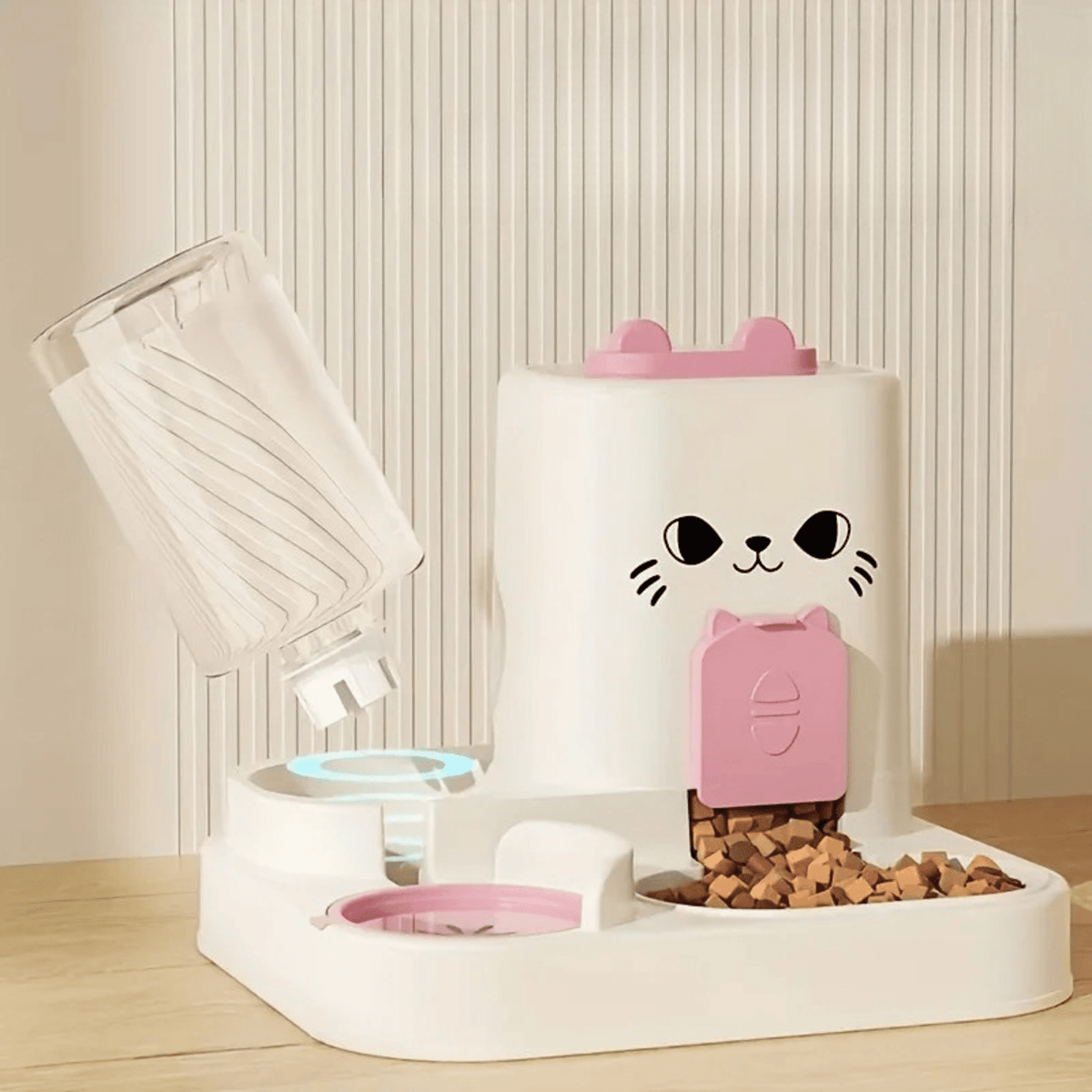 GAMELLE DISTRIBUTEUR POUR CHAT | CROQUETTES ET EAU - Leschamour