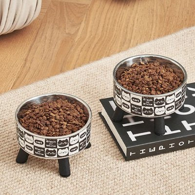Gamelle ergonomique chat sur pieds