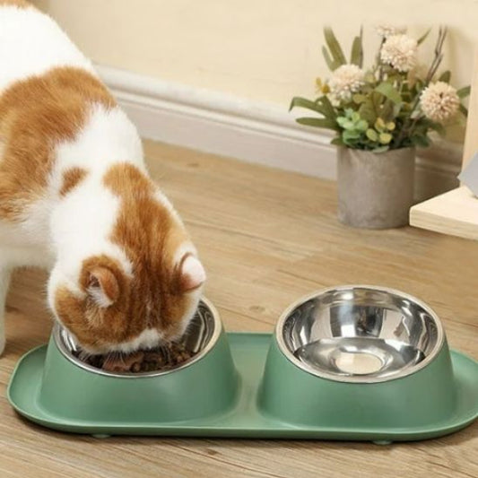 GAMELLES CHAT | EN ACIER INOXYDABLE - Leschamour
