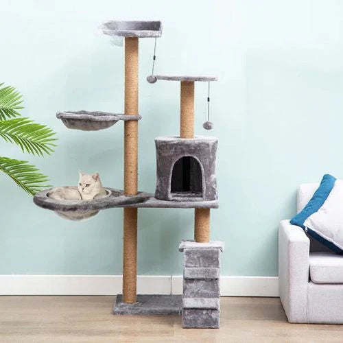 Hamac-pour-arbre-a-chat-securisé
