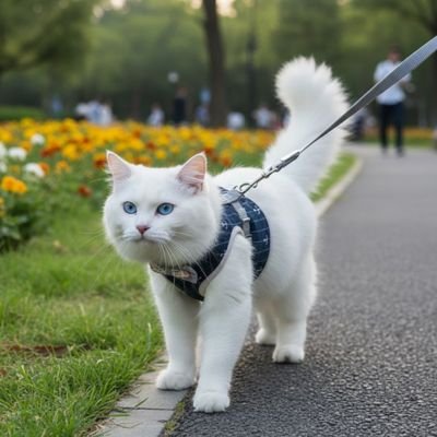 Harnais chat anti evasion élégant avec nœud papillon respirant