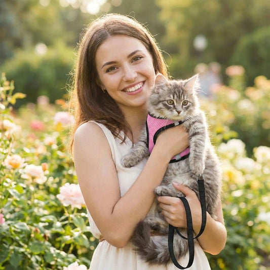 HARNAIS CHATON | GILET ROSE - Leschamour