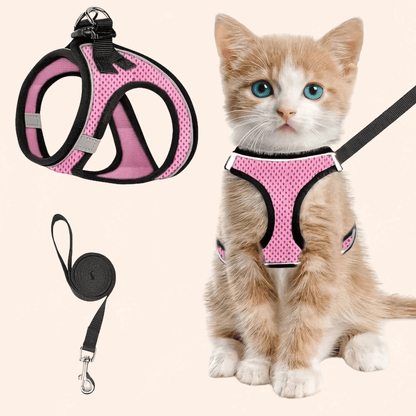 HARNAIS CHATON | GILET ROSE - Leschamour