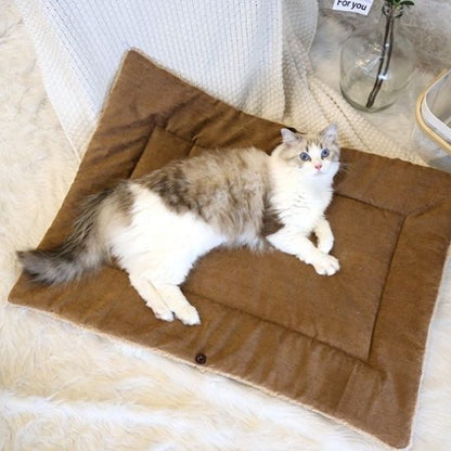 PANIER CHAT ORIGINAL | COCON MOELLEUX MARRON